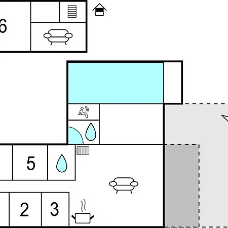 6 Bedroom Stunning In Romo Prázdninový dům